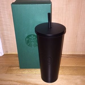 Starbucks Black matte cold cup- 24 oz. new in box